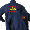 Feuerwehr Premium Sweatjacke Firefighter IV mit Ortsnamen