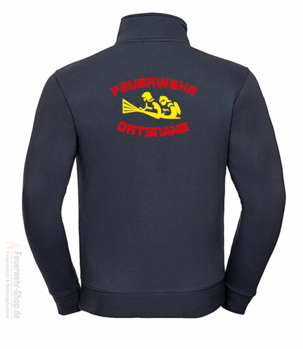 Feuerwehr Premium Sweatjacke Firefighter IV mit Ortsnamen – Bild 3