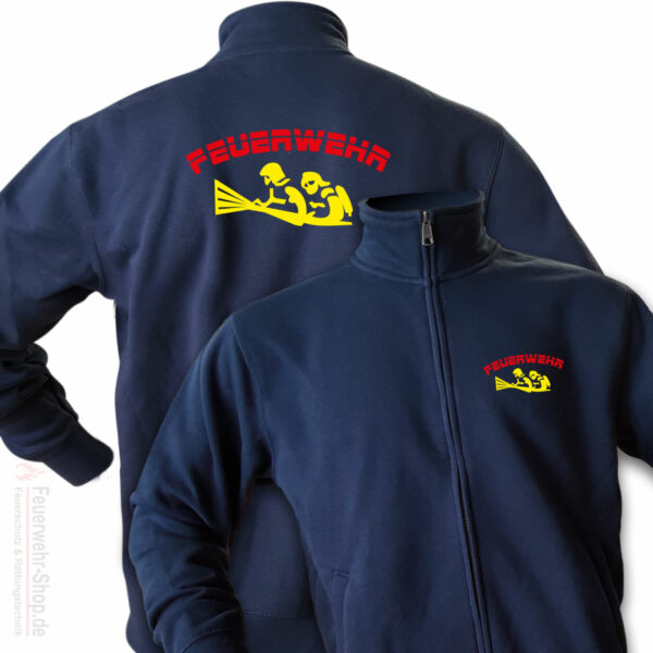 Feuerwehr Premium Sweatjacke Firefighter IV