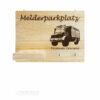 Melderparkplatz Feuerwehr Motiv Unimog TLF 3000 Holz NEU