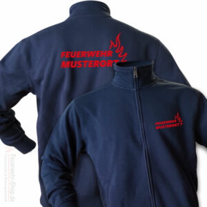 Die ultimative Feuerwehr Sweatjacke im modernen Look für jede Feuerwehrfrau und jeden Feuerwehrmann!