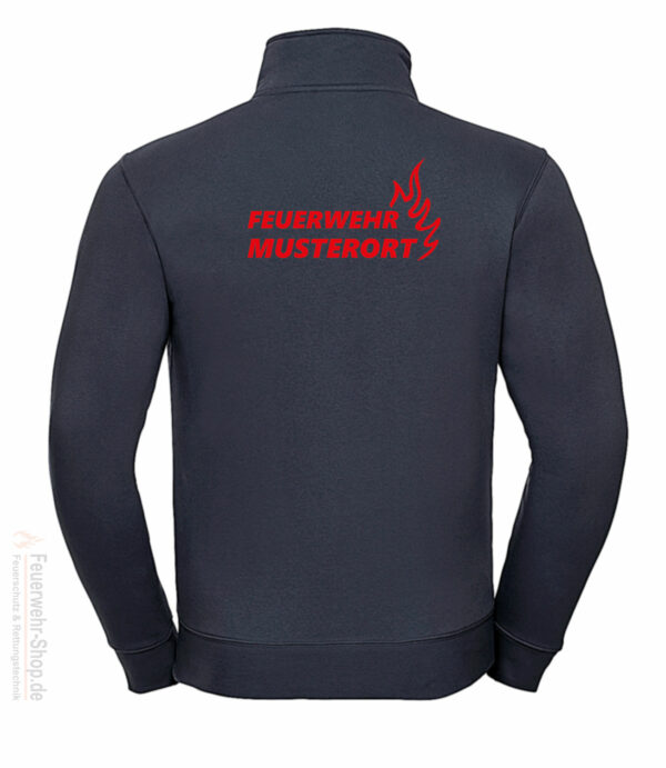 Feuerwehr Premium Sweatjacke Basis Flamme mit Ortsname – Bild 3