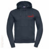 Jugendfeuerwehr Premium Kapuzen-Sweatshirt Basis Flamme mit Ortsname