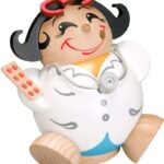 Kugelräucherfigur Ärztin Lady Doctor