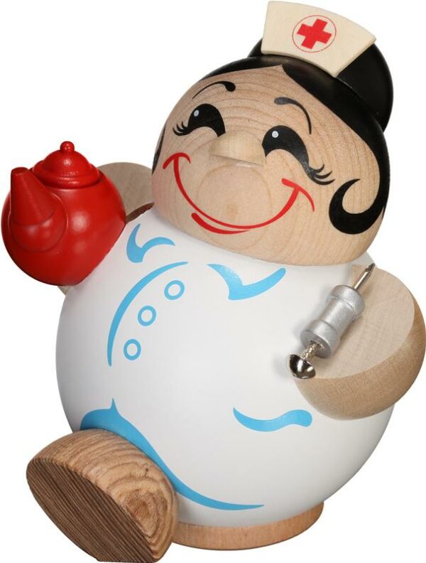 Kugelräucherfigur Krankenschwester Nurse