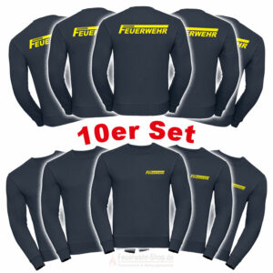 10'er Set Jugendfeuerwehr Sweatshirt Logo