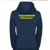 Kinderfeuerwehr Premium Kapuzen-Sweatshirt Basis mit Name und Ortsname