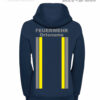 Kinderfeuerwehr Premium Kapuzen-Sweatshirt im Einsatzlook mit Ortsname