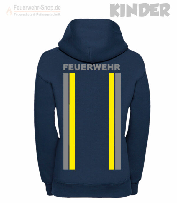 Kinderfeuerwehr Premium Kapuzen-Sweatshirt im Einsatzlook