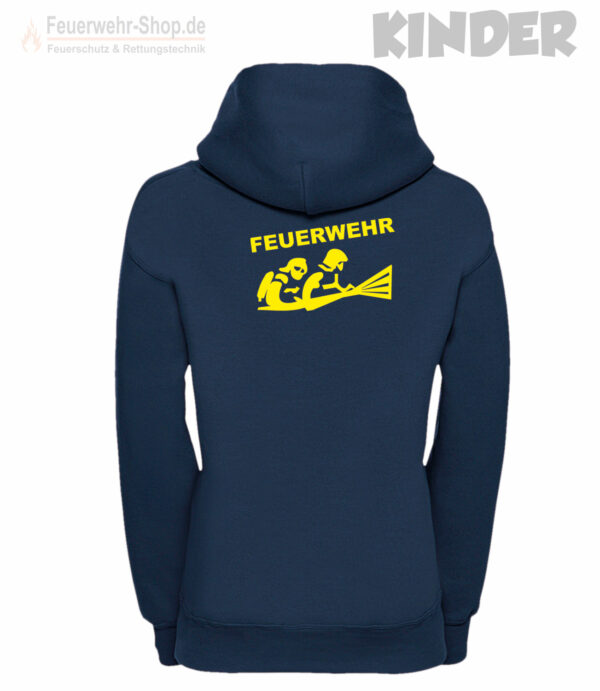 Kinderfeuerwehr Premium Kapuzen-Sweatshirt Firefighter III