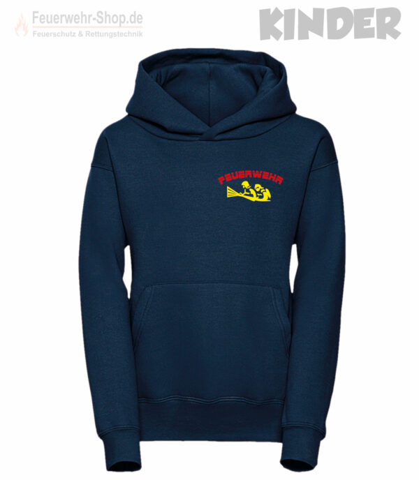 Kinderfeuerwehr Premium Kapuzen-Sweatshirt Firefighter IV