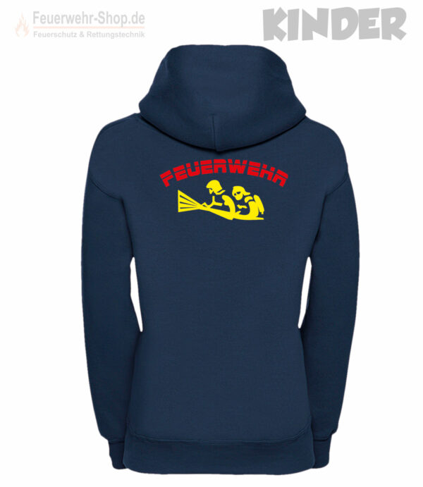 Kinderfeuerwehr Premium Kapuzen-Sweatshirt Firefighter IV