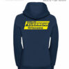 Freiwillige Kinderfeuerwehr Premium Kapuzen-Sweatshirt Logo mit Ortsname