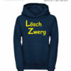 Kinderfeuerwehr Premium Kapuzen-Sweatshirt Logo "Löschzwerg"