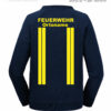 Kinderfeuerwehr Premium Sweatshirt im Einsatzlook gelb mit Ortsname