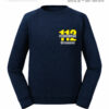 Kinderfeuerwehr Premium Sweatshirt Modell Firefighter II mit Ortsname