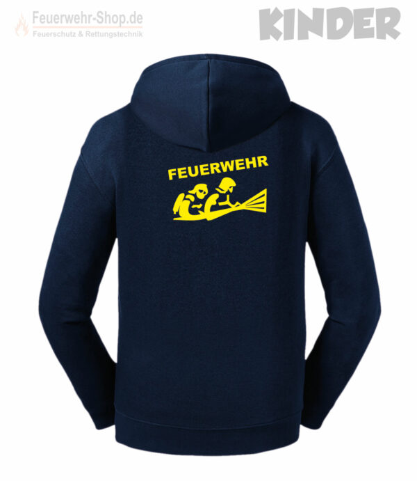 Kinderfeuerwehr Premium Kapuzenjacke Firefighter III