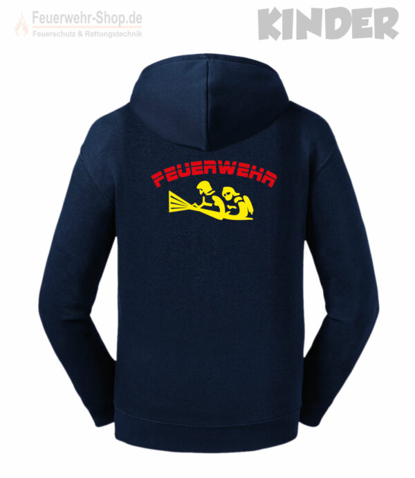 Kinderfeuerwehr Premium Kapuzenjacke Firefighter IV