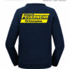 Freiwillige Kinderfeuerwehr Premium Sweatshirt Logo mit Ortsname