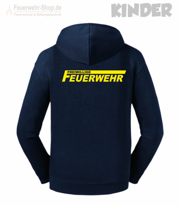 Freiwillige Kinderfeuerwehr Premium Kapuzenjacke Logo