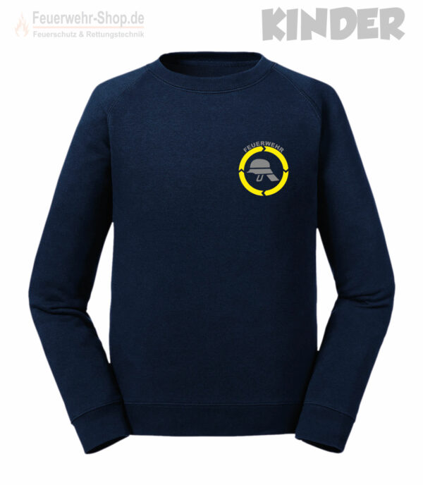 Kinderfeuerwehr Premium Sweatshirt Helm