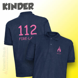 Feuerwehr Premium Poloshirt "Fire Lady"