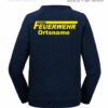 Kinderfeuerwehr Premium Sweatshirt Name im Logo und Ortsname