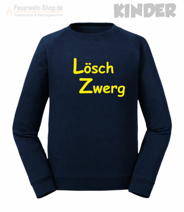 Kinderfeuerwehr Premium Sweatshirt Modell "Löschzwerg"