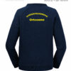 Kinderfeuerwehr Premium Sweatshirt Rundlogo mit Ortsname