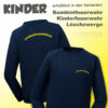 Kinderfeuerwehr Premium Sweatshirt Rundlogo