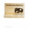 Melderparkplatz WLF + Feuerwehr + Ortsname Personalisiert ca. 30x20x8cm, Holz NEU