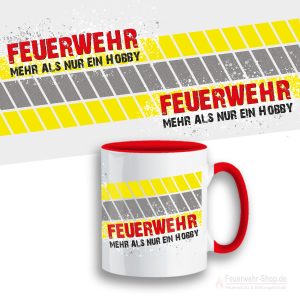 Kaffeetasse "Feuerwehr ...mehr als nur ein Hobby"