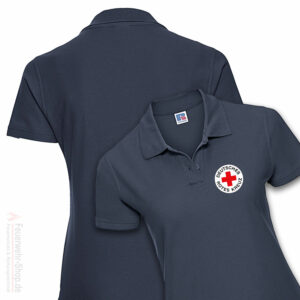 Poloshirt (Damen) mit DRK Rundlogo gedruckt