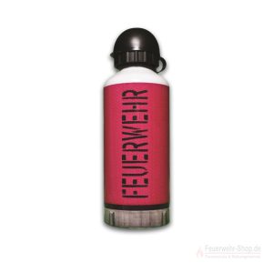 Trinkflasche im Feuerwehrschlauchdesign pink