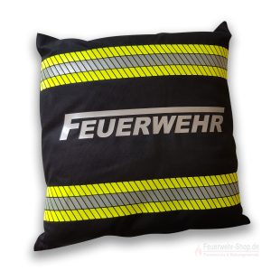 Kissen "Feuerwehrlogo" mit Reflektorstreifen