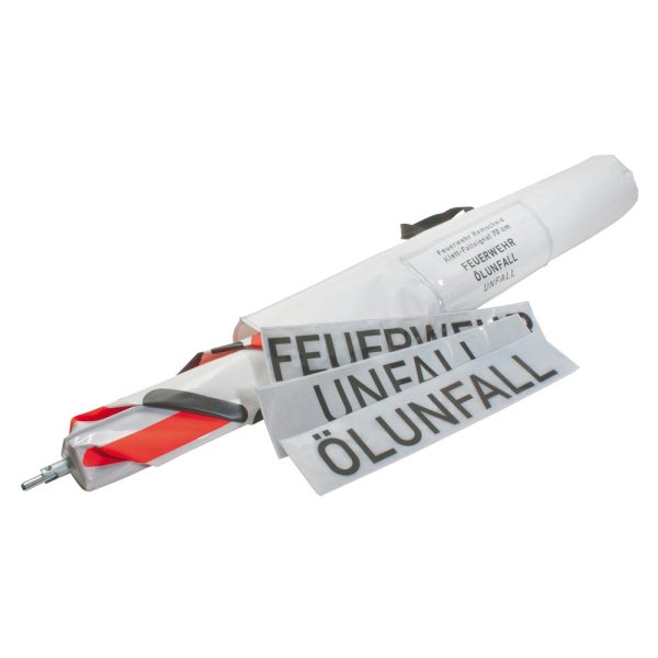 Feuerwehr Faltsignal 700 mm Tagesleuchtfarbe oder retroreflektierend – Bild 3
