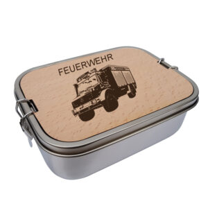 Lunchbox / Brotdose "Tanklöschfahrzeug Unimog 2020"