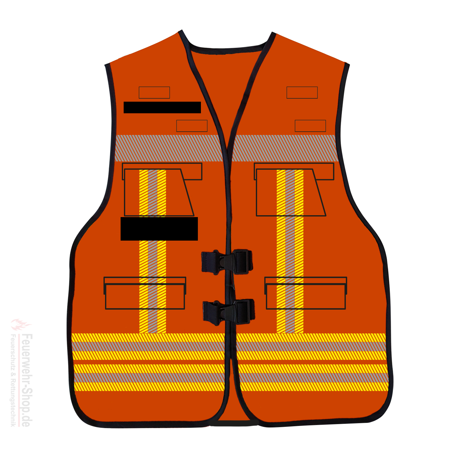Funktions-Kennzeichnungs-Weste-Hessen-orange